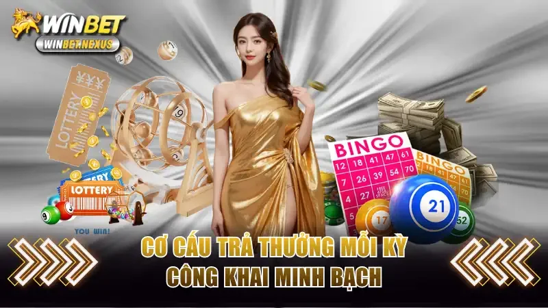 Cơ cấu trả thưởng mỗi kỳ công khai minh bạch