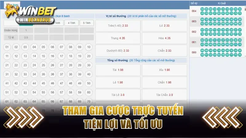 Tham gia cược trực tuyến tiện lợi và tối ưu